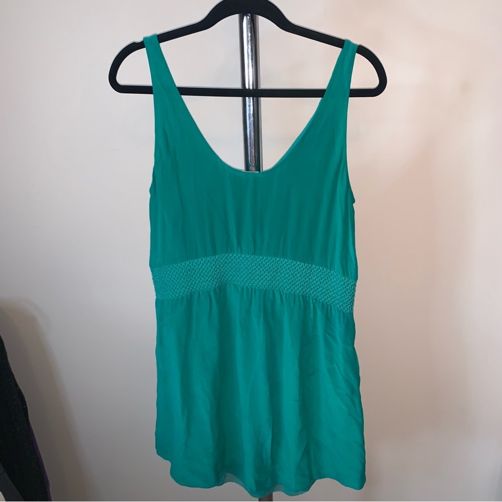 Aritzia Teal Dress Silk